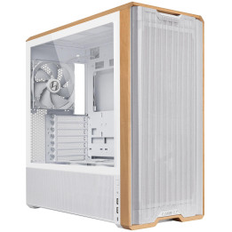 Кутия за компютър Lian-Li LANCOOL 217 Mid-Tower, Tempered Glass, Wood-White - G99.LAN217W.00