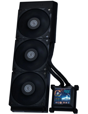 Водно охлаждане за процесор Lian Li HydroShift LCD 360 Silent - Black - G89.GHSLCD36SB.00