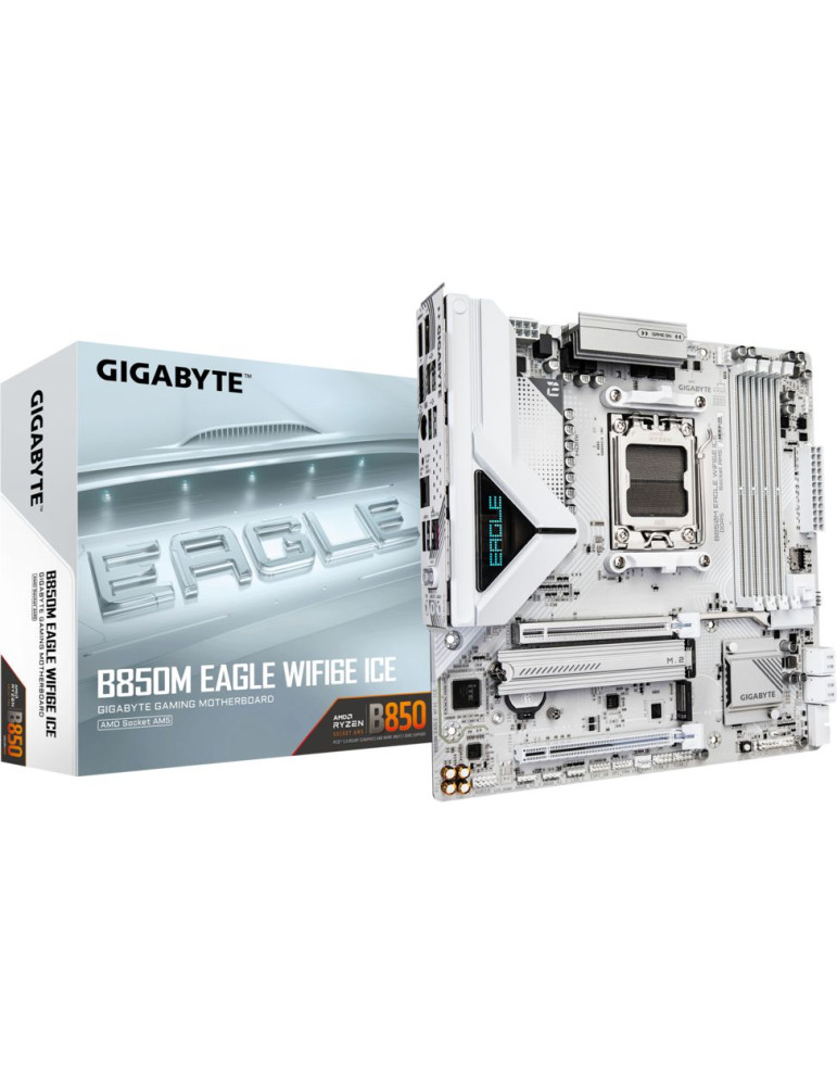 Дънна платка Gigabyte B850M EAGLE WF6E ICE, AM5