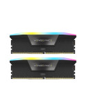 RAM памет Corsair 64GB(2x32GB) DDR5 6400MHz VENGEANCE RGB DDR5, CL42-52-52-104, 1.35V, Intel XMP, BLACK - CMH64GX5M2B6400C42