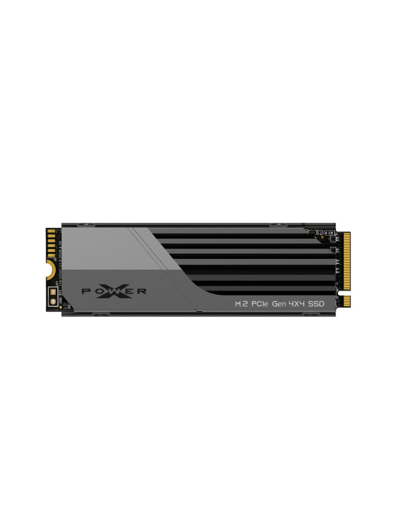 SSD диск Silicon Power 1TB XS75 PCIe Gen4x4 & NVMe 1.4, DRAM-Less, 3DNAND, Heatsink (10.8mm), PS5 Comp., 7000/6000MB/s - SP01KGBP44XS75S5