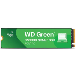 SSD диск WD Green 500GB SN3000 NVMe SSD M.2 2280 - WDS500G4G0E-00CPS0