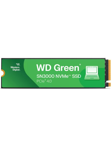 SSD диск WD Green 500GB SN3000 NVMe SSD M.2 2280 - WDS500G4G0E-00CPS0