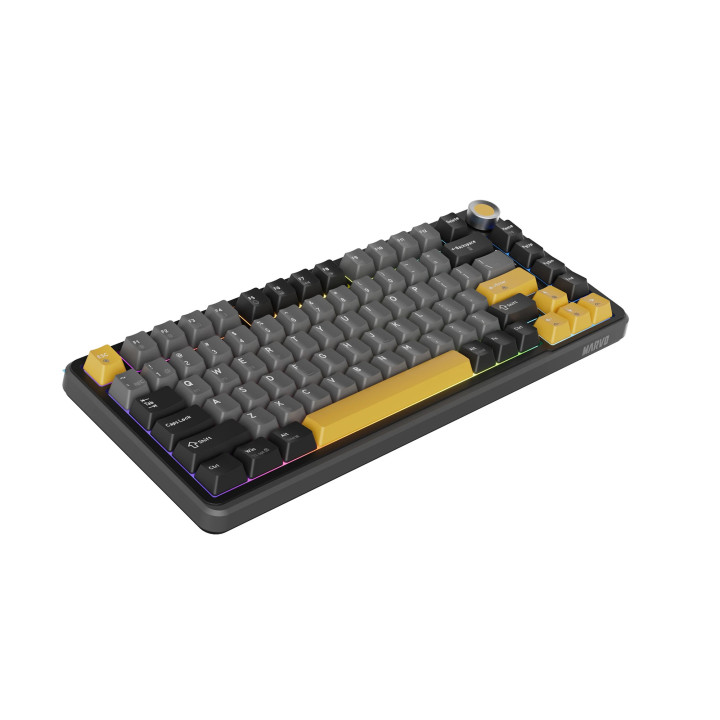 Безжична механична геймърска клавиатура Marvo Titan 75 KG985W Black - Banana Crystal [Linear] - MARVO-KG985W-BK