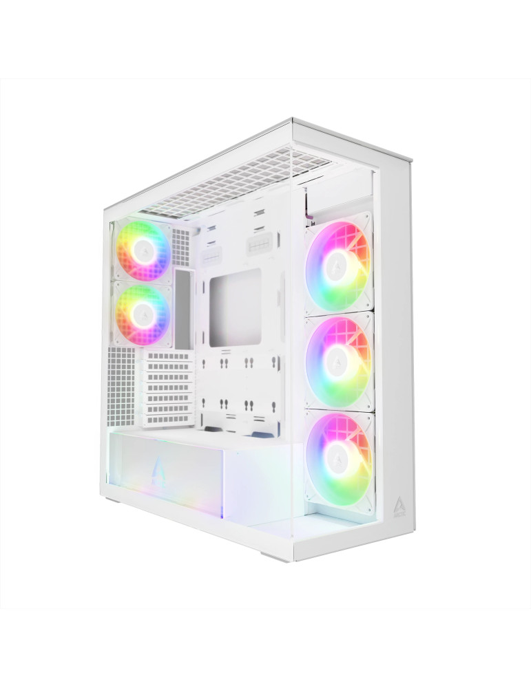 Кутия за компютър Arctic Xtender White, E-ATX, 5 A-RGB Fans included - ACPCC00014A