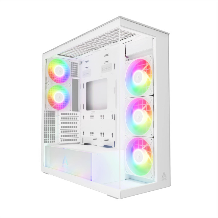 Кутия за компютър Arctic Xtender White, E-ATX, 5 A-RGB Fans included - ACPCC00014A