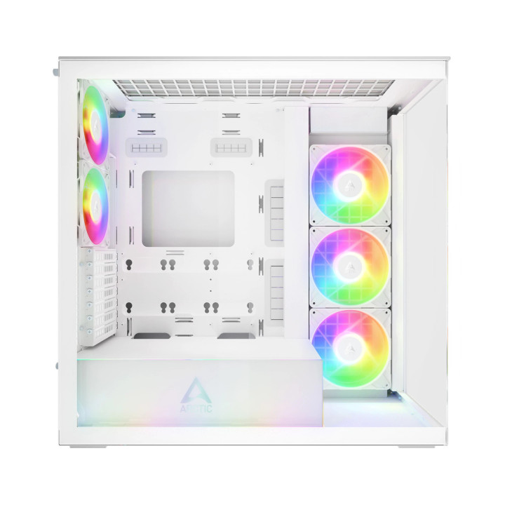 Кутия за компютър Arctic Xtender White, E-ATX, 5 A-RGB Fans included - ACPCC00014A