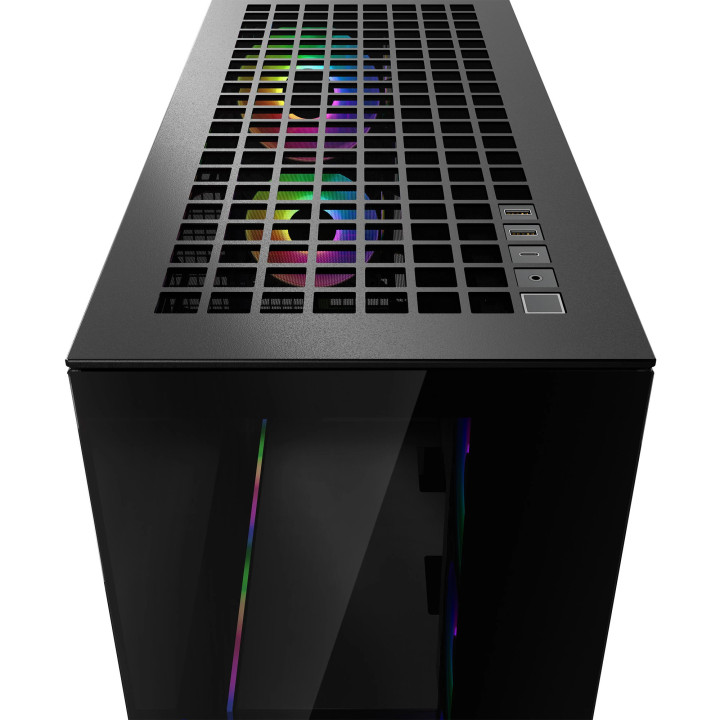 Кутия за компютър Arctic Xtender Mirror Black, E-ATX, 5 A-RGB Fans included - ACPCC00018A