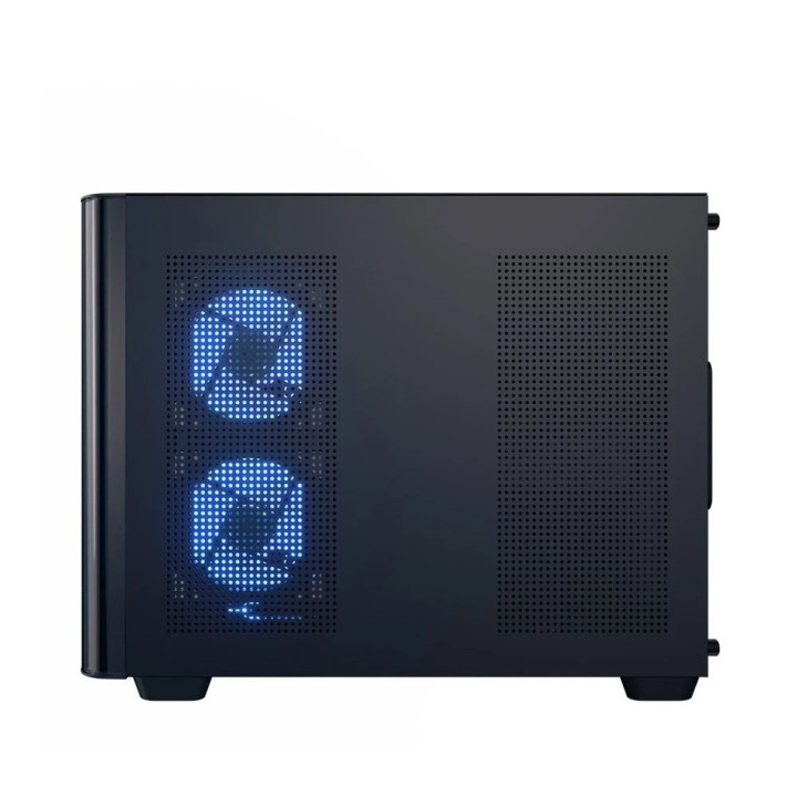 Кутия за компютър AeroCool P300C-G-BK-v1, mATX, 3 x 120 mm Infinity Mirror A-RGB - ACCS-PN02033.11