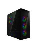 Кутия за компютър Arctic Xtender VG Black, E-ATX, PCIe Gen 4 riser included, 5 A-RGB Fans included - ACPCC00016A