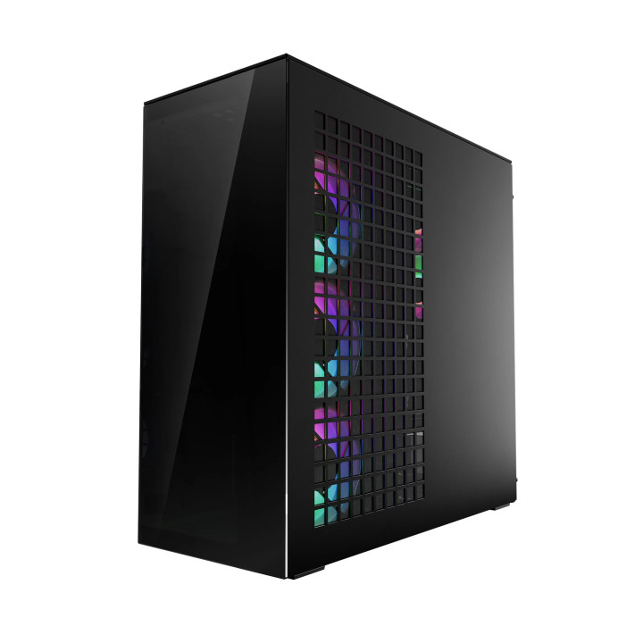 Кутия за компютър Arctic Xtender VG Black, E-ATX, PCIe Gen 4 riser included, 5 A-RGB Fans included - ACPCC00016A