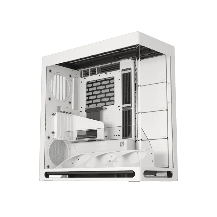 Кутия за компютър HAVN HS 420 VGPU Edition White, E-ATX, PCIe Gen 5 riser included - HVN-CA-HS420-07