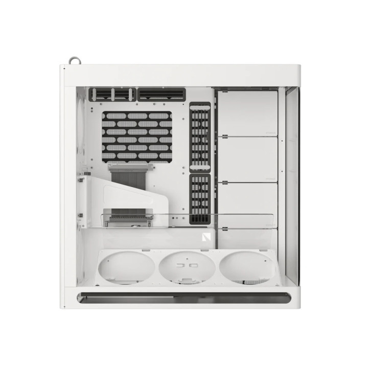 Кутия за компютър HAVN HS 420 VGPU Edition White, E-ATX, PCIe Gen 5 riser included - HVN-CA-HS420-07