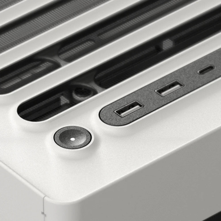 Кутия за компютър HAVN HS 420 VGPU Edition White, E-ATX, PCIe Gen 5 riser included - HVN-CA-HS420-07