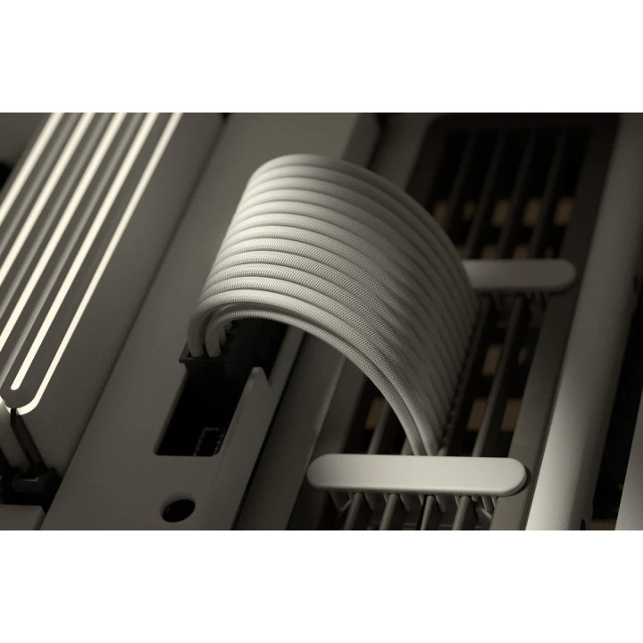 Кутия за компютър HAVN HS 420 VGPU Edition White, E-ATX, PCIe Gen 5 riser included - HVN-CA-HS420-07