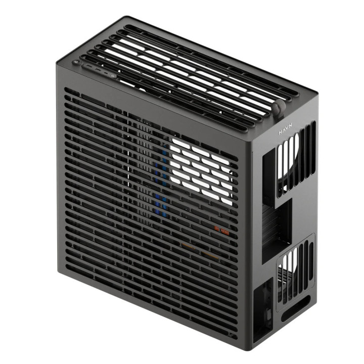Кутия за компютър HAVN HS 420 Base Edition Black, E-ATX - HVN-CA-HS420-06