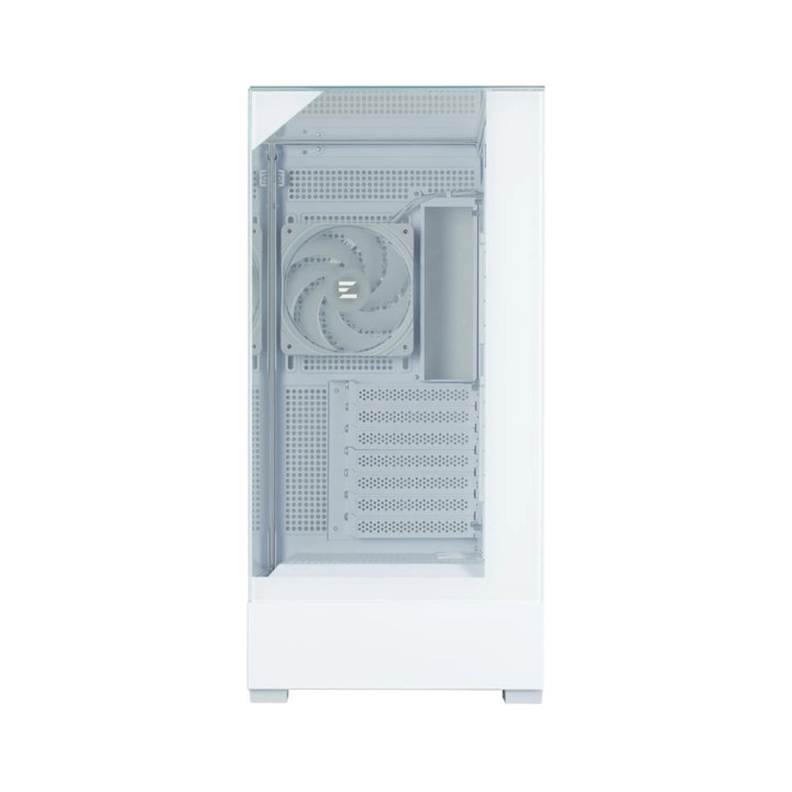 Кутия за компютър Zalman P40 Prism White, ATX - ZM-P40-PRISM-WH