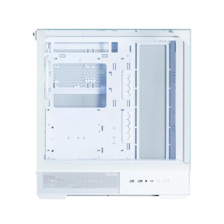 Кутия за компютър Zalman P40 Prism White, ATX - ZM-P40-PRISM-WH