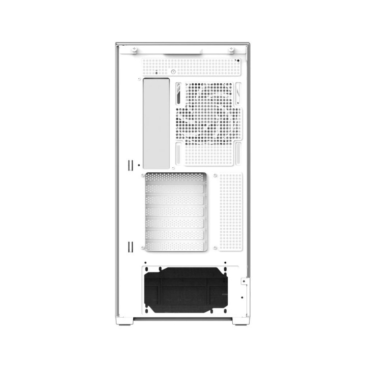 Кутия за компютър Zalman P40 Prism White, ATX - ZM-P40-PRISM-WH
