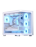 Кутия за компютър AeroCool P500C-G-WT-v1, ATX, 4 x 120 mm Infinity Mirror A-RGB - ACCM-PN01043.21