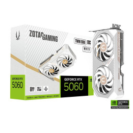 Видео карта ZOTAC GAMING RTX 5060 Twin Edge OC White Edition 8GB GDDR7 - ZT-B50600Q-10M