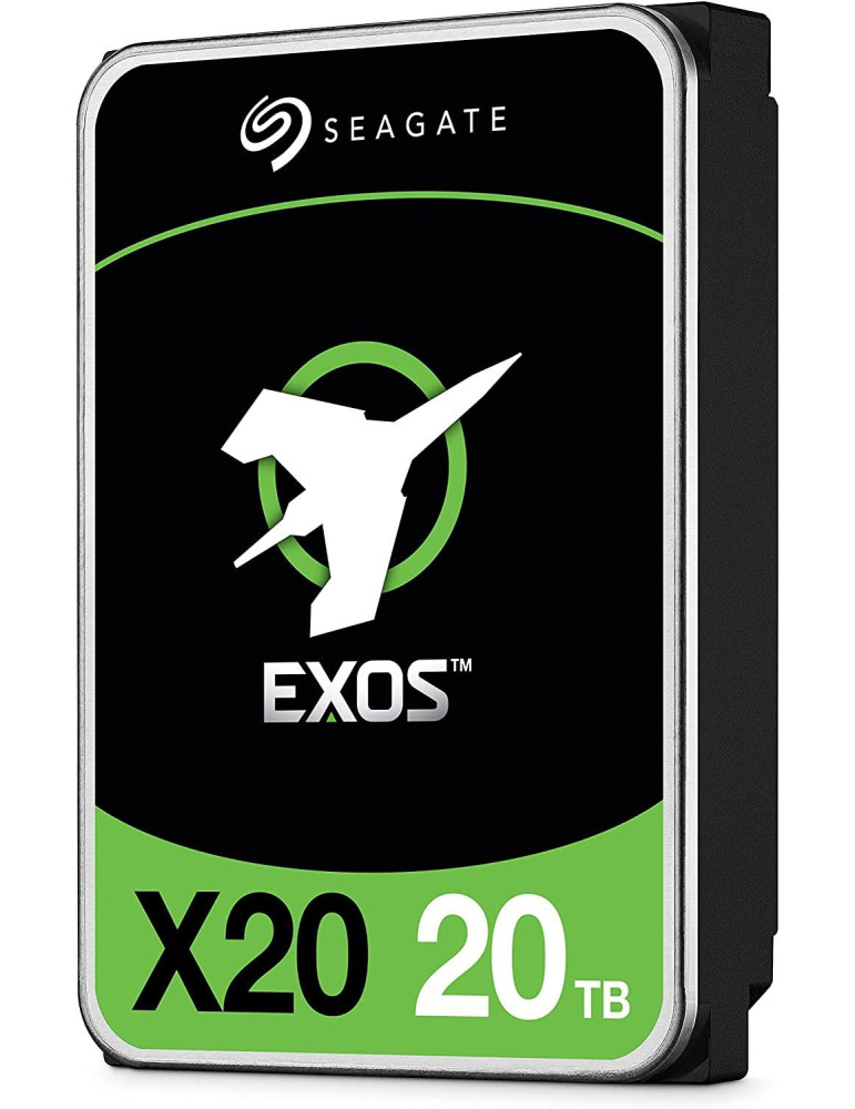 Твърд диск Seagate Exos X20 20TB, 256MB Cache, SATA - ST20000NM007D