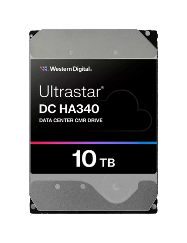 Твърд диск Western Digital/HGST ULTRASTAR DC HA340 10TB, 3.5", 256MB, 7200RPM, SATA 6Gb/s, 512E SE NP3, SKU: 0B47062 - WUS721210BLE6L4