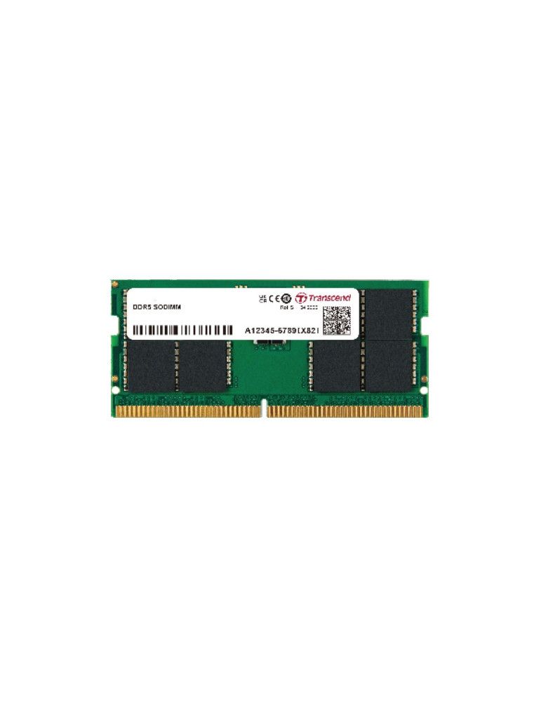 RAM памет Transcend 16GB JM DDR5 5600MHz SODIMM 1Rx8 2Gx8 CL46 1.1V - JM5600ASE-16G