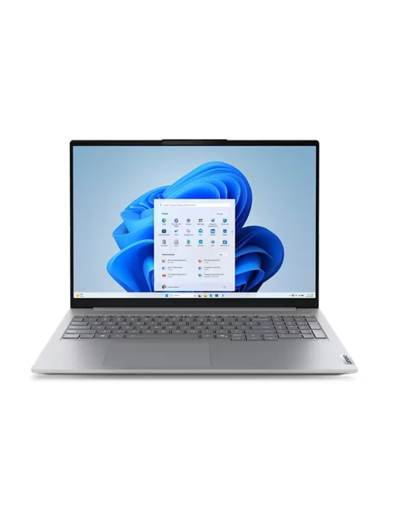 Лаптоп Lenovo ThinkBook 16 G8 Intel Core Ultra 5 225U, 16" WUXGA (1920x1200) IPS AG, 16GB DDR5 RAM, 512GB SSD, Integrated Graphics, 1080p Cam, Backlit KB, 3 cell, WLAN, BT, FPR, DOS - 21SK0080BM