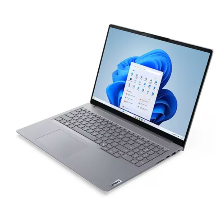 Лаптоп Lenovo ThinkBook 16 G8 Intel Core Ultra 5 225U, 16" WUXGA (1920x1200) IPS AG, 16GB DDR5 RAM, 512GB SSD, Integrated Graphics, 1080p Cam, Backlit KB, 3 cell, WLAN, BT, FPR, DOS - 21SK0080BM