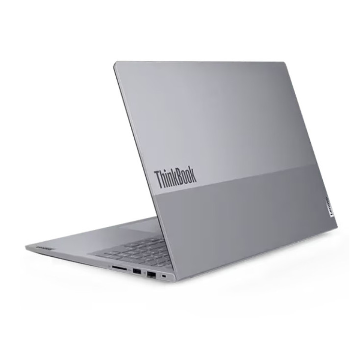 Лаптоп Lenovo ThinkBook 16 G8 Intel Core Ultra 5 225U, 16" WUXGA (1920x1200) IPS AG, 16GB DDR5 RAM, 512GB SSD, Integrated Graphics, 1080p Cam, Backlit KB, 3 cell, WLAN, BT, FPR, DOS - 21SK0080BM