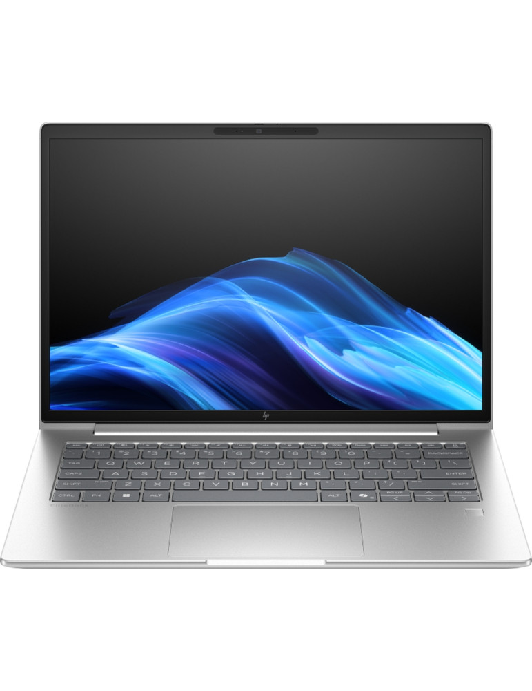 Лаптоп HP EliteBook 6 G1i AI Pike Silver, Intel Ultra 7 255U, 16" WUXGA AG 300nits, 16GB DDR5 RAM, 512MB SSD, WiFi 7   BT 5.4, FPR, Smart Card Reader, Backlit Kbd, 3C Batt, Win 11 Pro - AD4B7ET