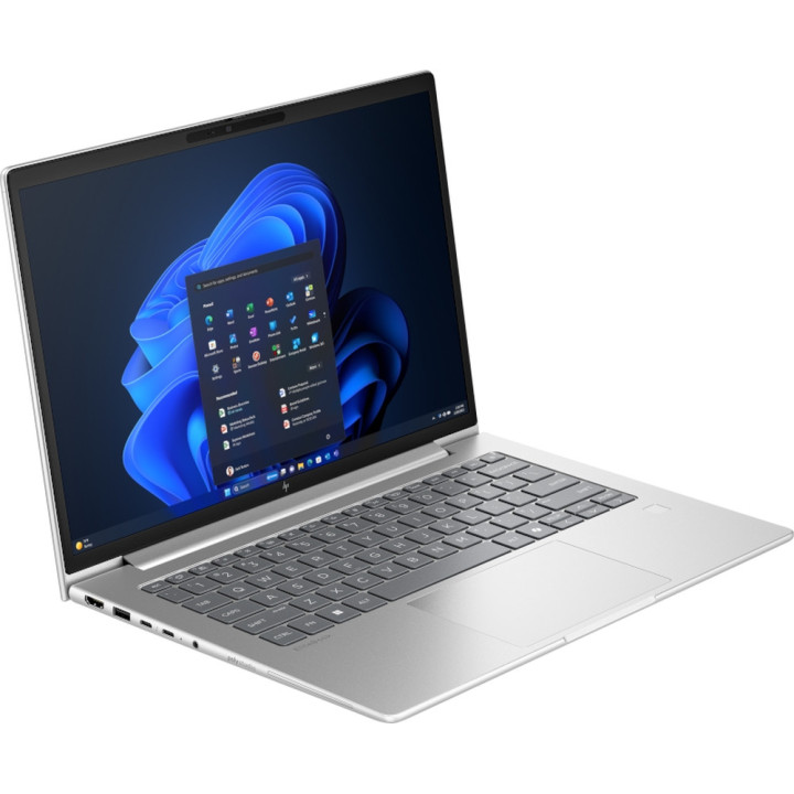 Лаптоп HP EliteBook 6 G1i AI Pike Silver, Intel Ultra 7 255U, 16" WUXGA AG 300nits, 16GB DDR5 RAM, 512MB SSD, WiFi 7   BT 5.4, FPR, Smart Card Reader, Backlit Kbd, 3C Batt, Win 11 Pro - AD4B7ET