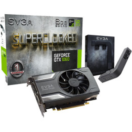 Видео карта EVGA NVIDIA GeForce GTX 1060 SC GAMING 6 GB GDDR5, 06G-P4-6163-KR   Подарък Адаптер EVGA POWERLINK 2x8pn 1x6pin GLB