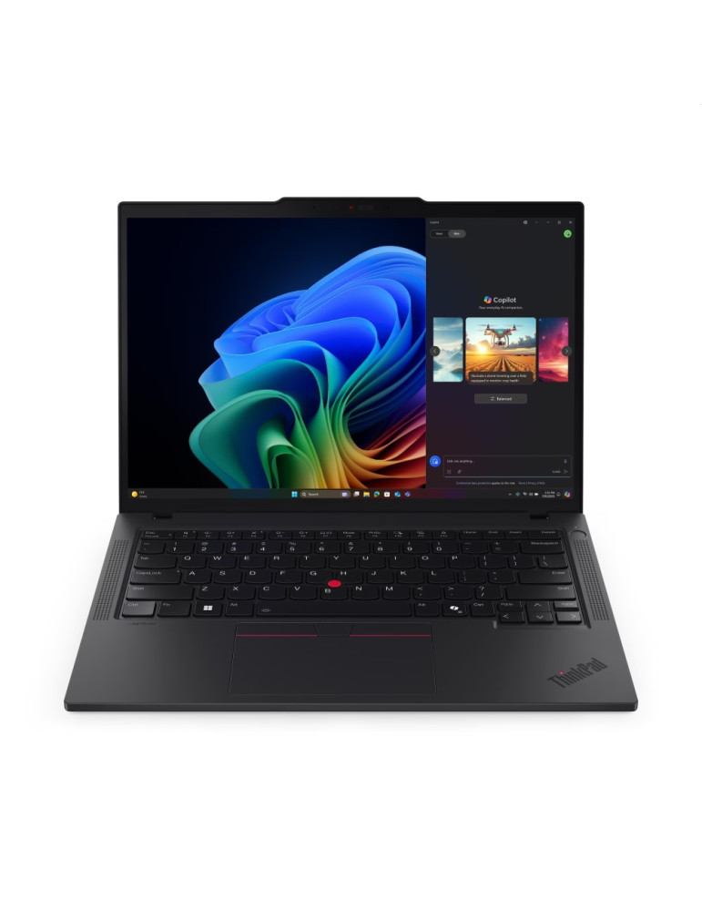 Лаптоп Lenovo ThinkPad T14 G6 Intel Core Ultra 5 228V, 14" WUXGA (1920x1200) IPS AG, 32GB RAM,LPDDR5x RAM, 1TB SSD, Intel Arc Graphics 130V, 5MP Cam, Backlit KB, WLAN, BT, SCR, FPR, 4 cell, Win 11 Pro - 21QG000VBM