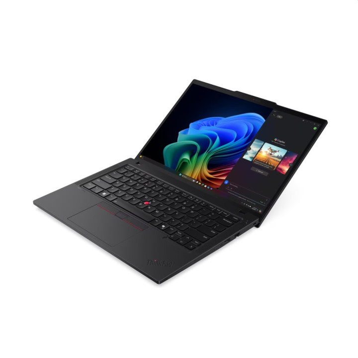 Лаптоп Lenovo ThinkPad T14 G6 Intel Core Ultra 5 228V, 14" WUXGA (1920x1200) IPS AG, 32GB RAM,LPDDR5x RAM, 1TB SSD, Intel Arc Graphics 130V, 5MP Cam, Backlit KB, WLAN, BT, SCR, FPR, 4 cell, Win 11 Pro - 21QG000VBM