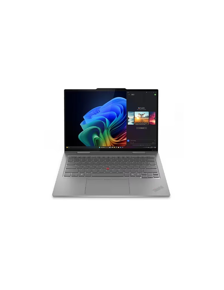 Лаптоп Lenovo ThinkPad X1 2-in-1 G10 Aura, Intel Core Ultra 7 255U, 14" 2.8K (2880x1800) OLED AR/AS Touch, 32GB RAM,LPDDR5x RAM, 1TB SSD, Intel Graphics, UHD 8MP, Pen, Backlit, WLAN, WWAN, Quectel RM520N-GL 5G, FPR, Win 11 Pro - 21Q0006GBM