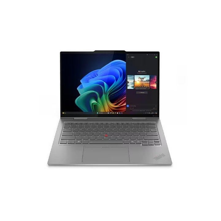 Лаптоп Lenovo ThinkPad X1 2-in-1 G10 Aura, Intel Core Ultra 7 255U, 14" 2.8K (2880x1800) OLED AR/AS Touch, 32GB RAM,LPDDR5x RAM, 1TB SSD, Intel Graphics, UHD 8MP, Pen, Backlit, WLAN, WWAN, Quectel RM520N-GL 5G, FPR, Win 11 Pro - 21Q0006GBM