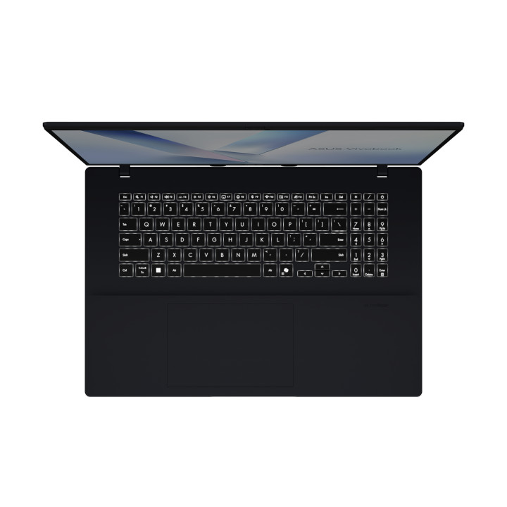 Лаптоп Asus VivoBook 17 M1807HA-S8022W, AMD Ryzen 7 260, AMD XDNA NPU up to 16TOPS, 18.4'' WUXGA 144Hz, 32GB RAM, 1TB SSD, AMD Radeon Graphics, Win 11 Home - 90NB15P1-M00890