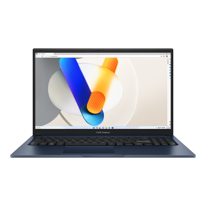 Лаптоп Asus VivoBook 15 X1504VA-BQ3038, Intel Core 5 120U, 15.6" FHD, 16GB RAM, 512GB SSD, Intel Graphics, Win 11 Home - 90NB13Y1-M00ZK0
