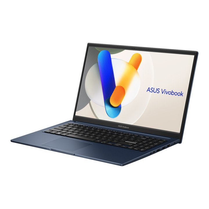 Лаптоп Asus VivoBook 15 X1504VA-BQ3038, Intel Core 5 120U, 15.6" FHD, 16GB RAM, 512GB SSD, Intel Graphics, Win 11 Home - 90NB13Y1-M00ZK0