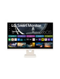 Монитор LG 27U511SA-W, 27" IPS Smart webOS23, 100Hz, 5ms, 1300:1, 250cd/m, FHD 1920x1080, ThinQ, sRGB 99%, HDR 10, HDMI, USB, Bluetooth, AirPlay 2, 5W x 2, Tilt, White