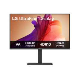 Монитор LG 32U720A-B, 31.5" UltraFine 4K LED, VA, AG, 5ms, 250 cd/m2, 3000:1, UHD (3840 x 2160), DCI-P3 90%, HDR 10, USB-C (PD 90W), HDMI, DP, LG Switch, Dynamic Action Sync, Reader mode, 5W X 2 speaker, Headphone out, Tilt/Height/Swivel/Pivot, Black
