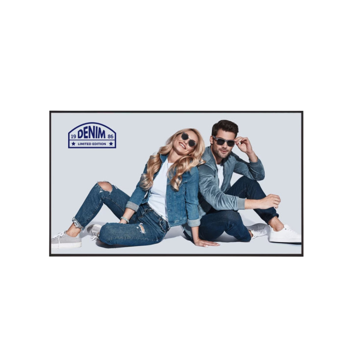 Широкоформатен дисплей LG 55UH5N-M, 55" UHD Signage, 3840x 2160 (UHD), Slim Design, webOS 6.0, 500 nits , 1, 200:1, DCR 1, 000, 000:1, 8ms, Bezel Width : 8.9 mm (T/R/L), 12.9 mm (B), 10W X 2, HDMI, RS232C, Audio Out, DP IN, RJ45 IN, USB IN, PBP, 24/7, Bla
