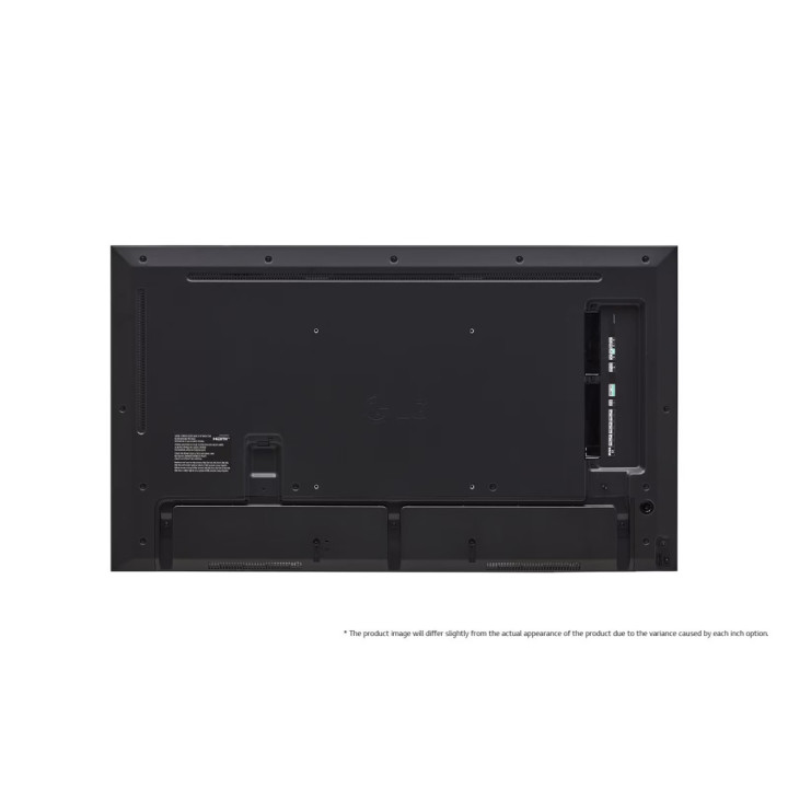 Широкоформатен дисплей LG 55UH5N-M, 55" UHD Signage, 3840x 2160 (UHD), Slim Design, webOS 6.0, 500 nits , 1, 200:1, DCR 1, 000, 000:1, 8ms, Bezel Width : 8.9 mm (T/R/L), 12.9 mm (B), 10W X 2, HDMI, RS232C, Audio Out, DP IN, RJ45 IN, USB IN, PBP, 24/7, Bla