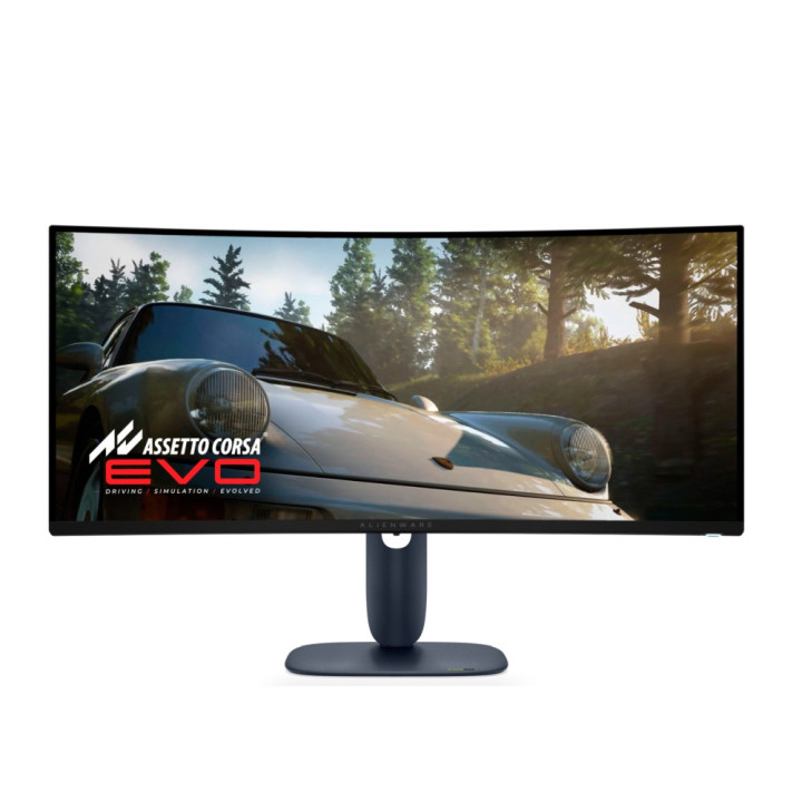 Монитор Dell Alienware AW3425DW, 34.2" CURVED QD-OLED 21:9, 0.03ms GTG, WQHD (3440x1440), 240Hz, 1, 500, 000:1, 1000cd/m2, NVIDIA G-SYNC Compatible, AMD FreeSync Premium, HDR 400, 99.30% DCI-P3, HDMI, DP, USB, PIP, PBP, Height Adjustable, Swivel, Tilt, Bl