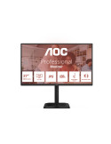 Монитор AOC 27E4U, 27" IPS WLED, 1920x1080@120Hz, 4ms GtG, 300cd m/2, 1500:1, 20M:1 DCR, Adaptive Sync, FlickerFree, Anti Blue Light, 2Wx2, Tilt, Height Adjust, Pivot, Swivel, D-SUB, HDMI, USB Hub