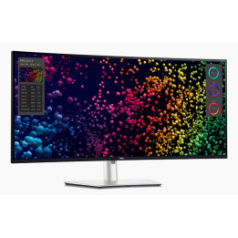 Монитор Dell U4025QW, 39.7" 5K UtraSharp Curved WUHD (5120x2160), AG, IPS, 21:9, 5ms, 1000:1, 600 cd/m2, DCI-P3 99%, HDMI, DP, HDR600, USB Hub, Thunderbolt 4/USB-C, USB 3.2, RJ45, Speacers, PbP, Height Adjustable, Swivel, Tilt, Black