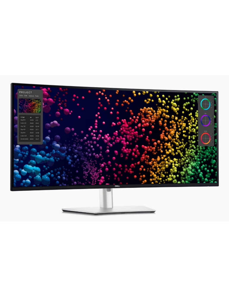 Монитор Dell U4025QW, 39.7" 5K UtraSharp Curved WUHD (5120x2160), AG, IPS, 21:9, 5ms, 1000:1, 600 cd/m2, DCI-P3 99%, HDMI, DP, HDR600, USB Hub, Thunderbolt 4/USB-C, USB 3.2, RJ45, Speacers, PbP, Height Adjustable, Swivel, Tilt, Black