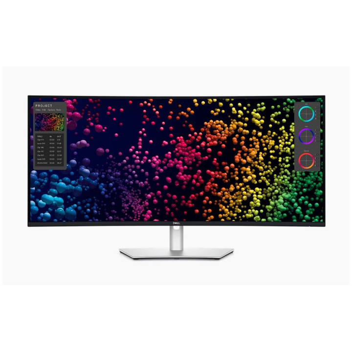 Монитор Dell U4025QW, 39.7" 5K UtraSharp Curved WUHD (5120x2160), AG, IPS, 21:9, 5ms, 1000:1, 600 cd/m2, DCI-P3 99%, HDMI, DP, HDR600, USB Hub, Thunderbolt 4/USB-C, USB 3.2, RJ45, Speacers, PbP, Height Adjustable, Swivel, Tilt, Black
